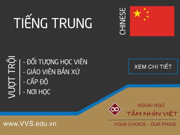 Trung tâm đào tạo tiếng Trung - Ngoại ngữ Tầm Nhìn Việt