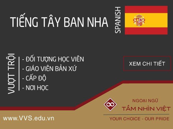 Trung tâm đào tạo tiếng Tây Ban Nha - Ngoại ngữ Tầm Nhìn Việt
