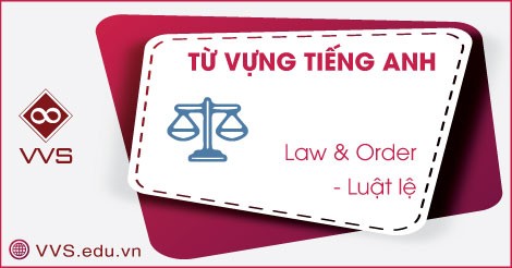 Từ vựng tiếng Anh về luật lệ - VVS