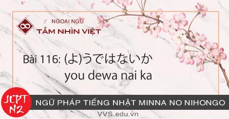 Bài-116-Ngữ-pháp-tiếng-Nhật-JLPT-N2-you-dewa-nai-ka